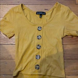 small yellow t shirt